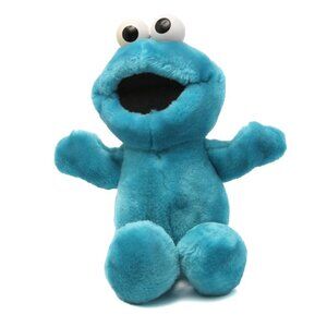 Vintage Cookie Monster TYCO Tickle Me Plush 1996  Sesame Street Blue Toy